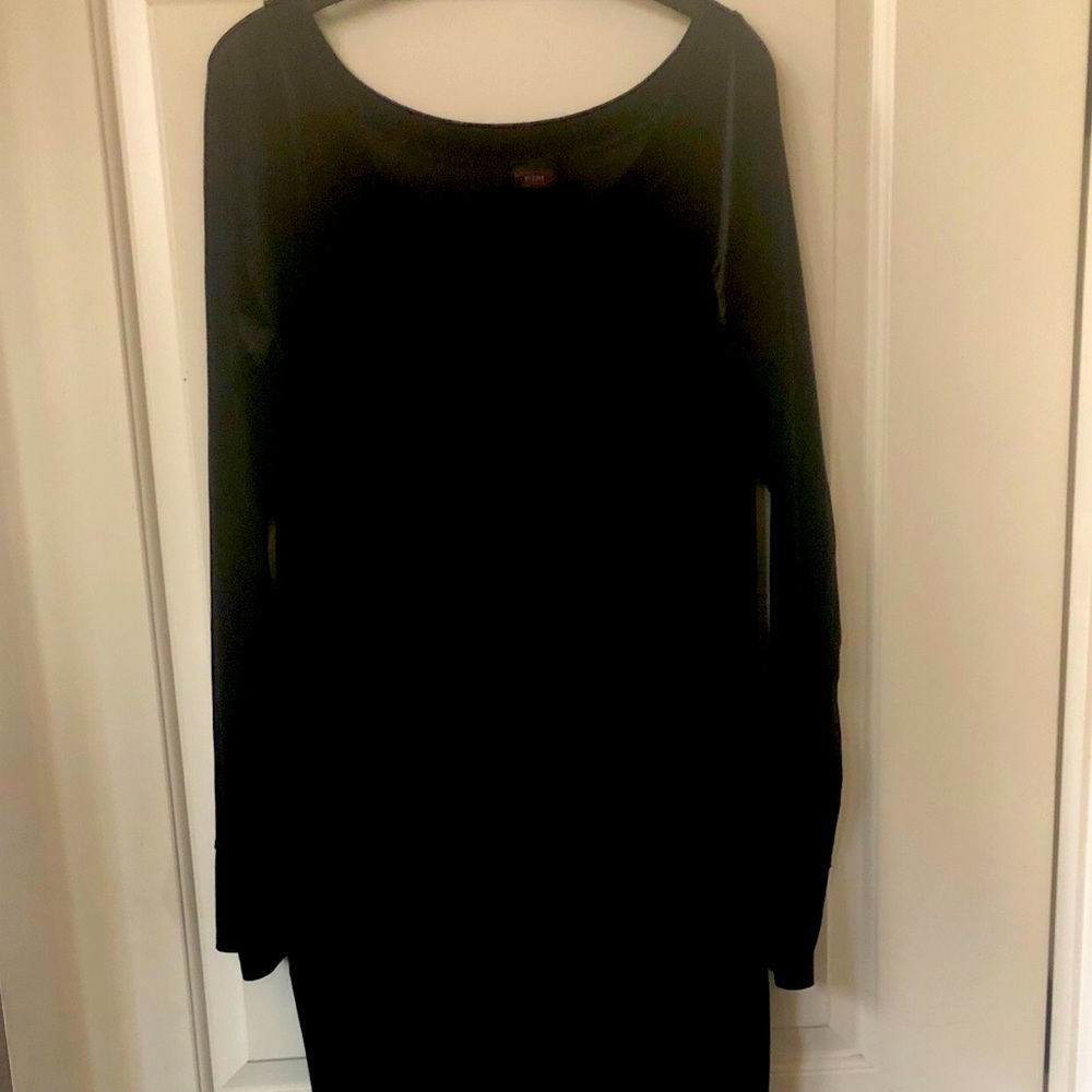 Black Velvet Material Girl Jumpsuit Sz XL